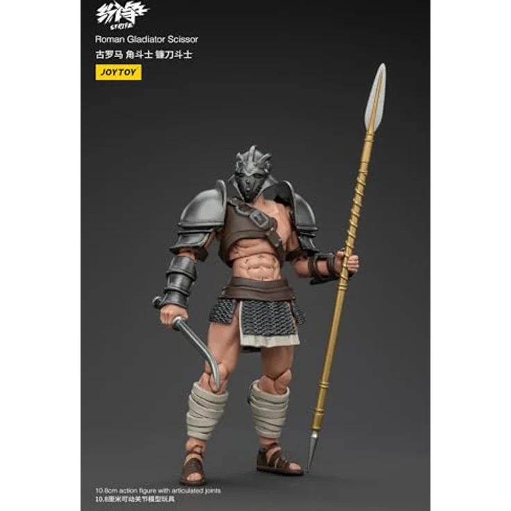 JOYTOY Strife Rome Gladiator Sickle Fighter Actionfigur, 10,8 cm, detailgetreue und realistische Ausführung im Maßstab 1:18 – Bild 3