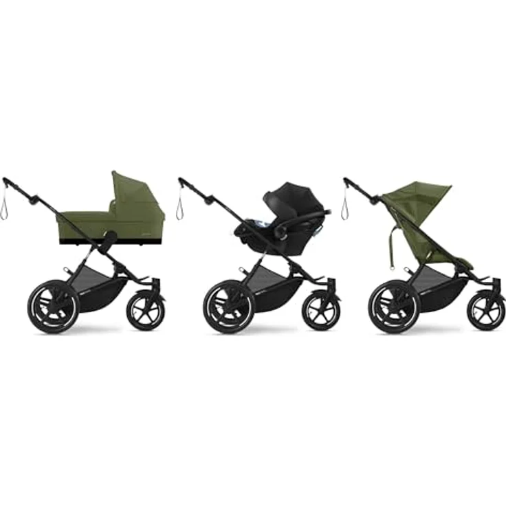 Cybex Avi Spin, Kinderwagen mit schwenkbarem Vorderrad und Luftbereifung, für City und Jogging, schwarz – Bild 10