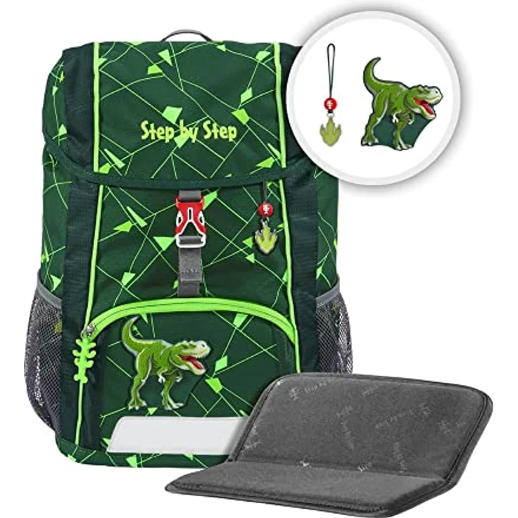 Step by Step KID SHINE Kinderrucksack-Set Dino Night Tyro – Bild 3