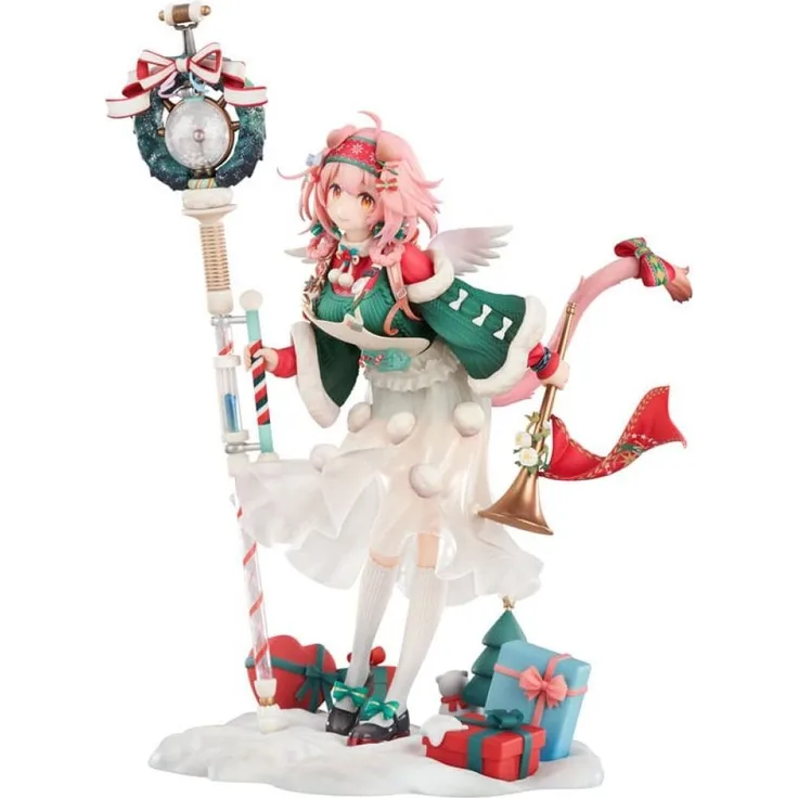Apex Arknights PVC Statue 1/7 Goldenglow Maiden For The Bright Night Ver., 28 cm mit Base und Schlüsselanhänger aus Acryl