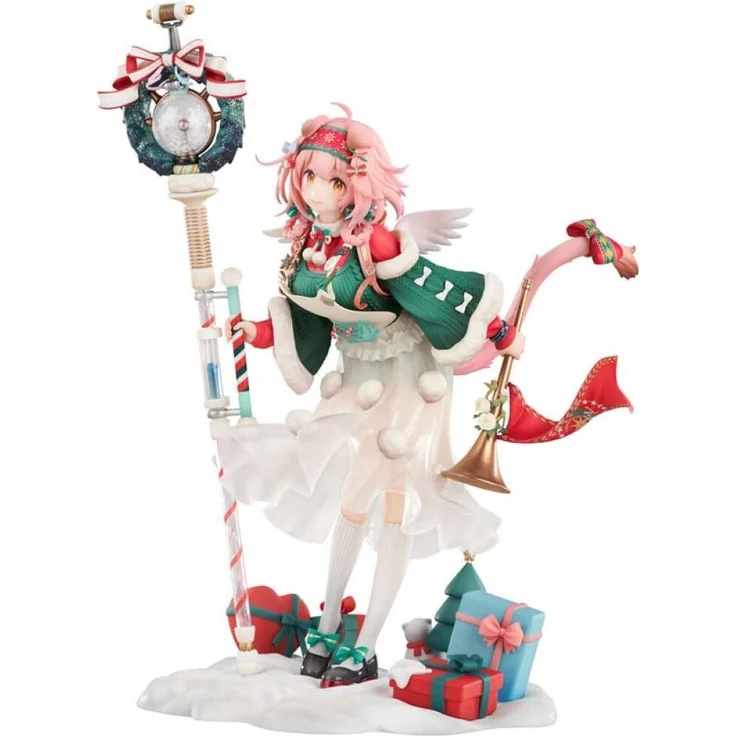 Apex Arknights PVC Statue 1/7 Goldenglow Maiden For The Bright Night Ver., 28 cm mit Base und Schlüsselanhänger aus Acryl