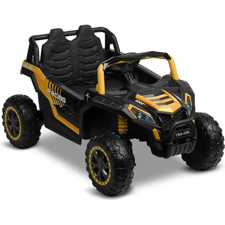 TOYZ AXEL, Batteriebetriebenes ATV-Fahrzeug mit 4x45W Motoren, 113x73x65cm, für Kinder 3-8 Jahre, Gold