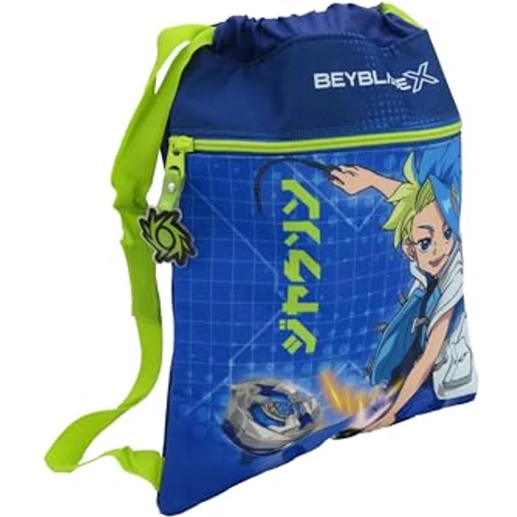 Beyblade Turnbeutel, Sportbeutel für Kinder mit Kordelzug, ideal für Schule und Freizeit – Bild 5
