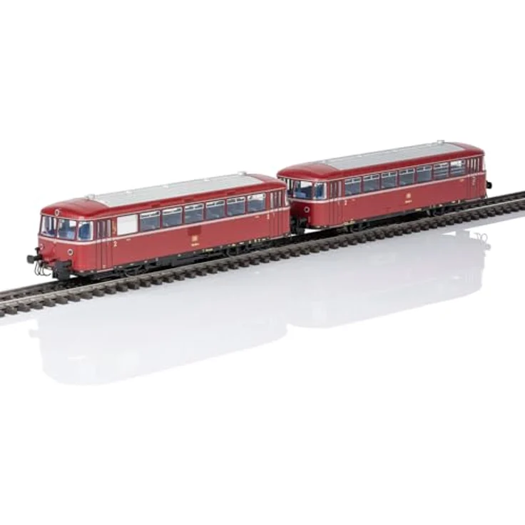 Märklin 038980 H0 Schienenbus BR 798+BR998 DB, digital mit Licht- und Geräuschfunktionen, purpurrot – Bild 2