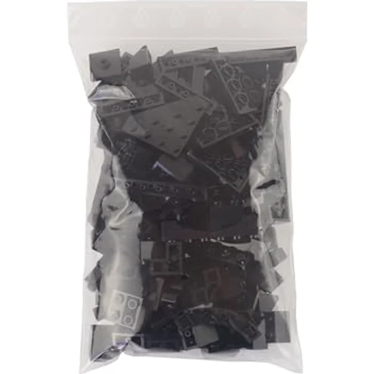 Stein-Experte Lego® Sondersteine – 100x Bausteine in Schwarz, gemischte Formen & Größen für kreative Bauprojekte – Bild 2