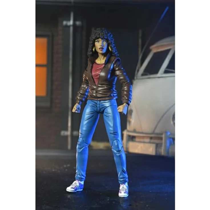 NECA Teenage Mutant Ninja Turtles Actionfigur April O'Neil, 18 cm mit Zubehör in Fensterbox – Bild 3