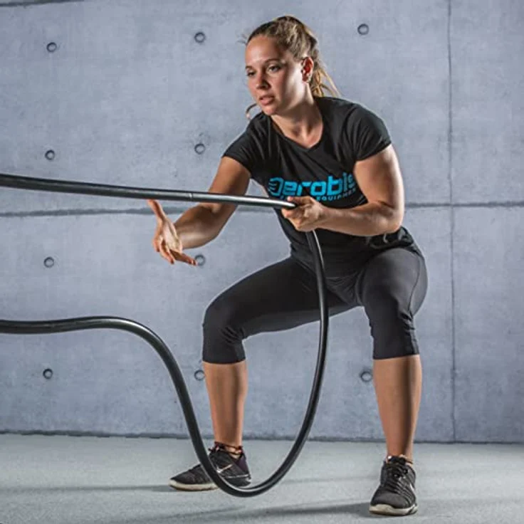 Aerobis revvll PRO, Springseil mit 4 m TPU-Seil und 10 cm Seilmarkierung für funktionelles Seilwiderstandstraining – Bild 4