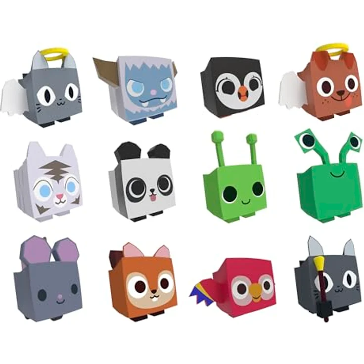 BOTI Pet Simulator: Core Minifigure 4-Pack Wave 2 Assortment, Sammelfiguren set mit 4 verschiedenen Designs – Bild 4