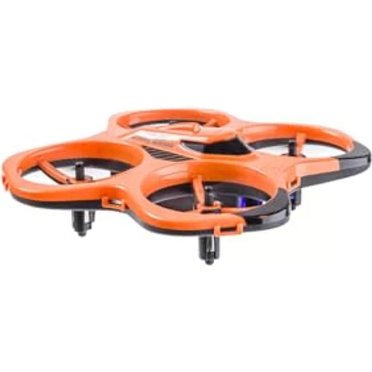 Tamiya Cyber Drone IR RTF, Quadrokopter mit Lipo Flugakku 3,7V/600mAh, orange – Bild 3