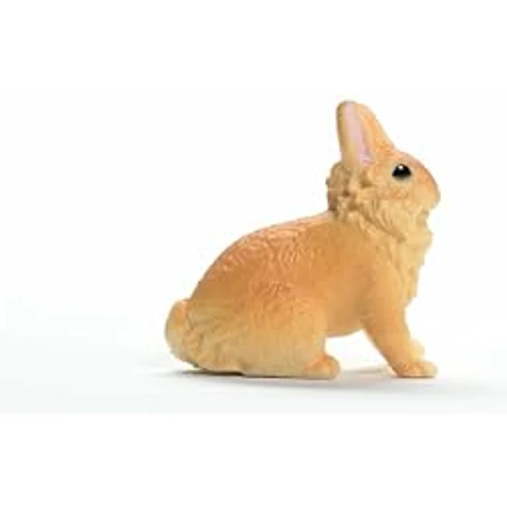 Schleich Löwenkopfkaninchen, Zwergkaninchen mit charakteristischer Mähne, ca. 4,2 x 2,2 x 4,5 cm, Farm World (13974) – Bild 3