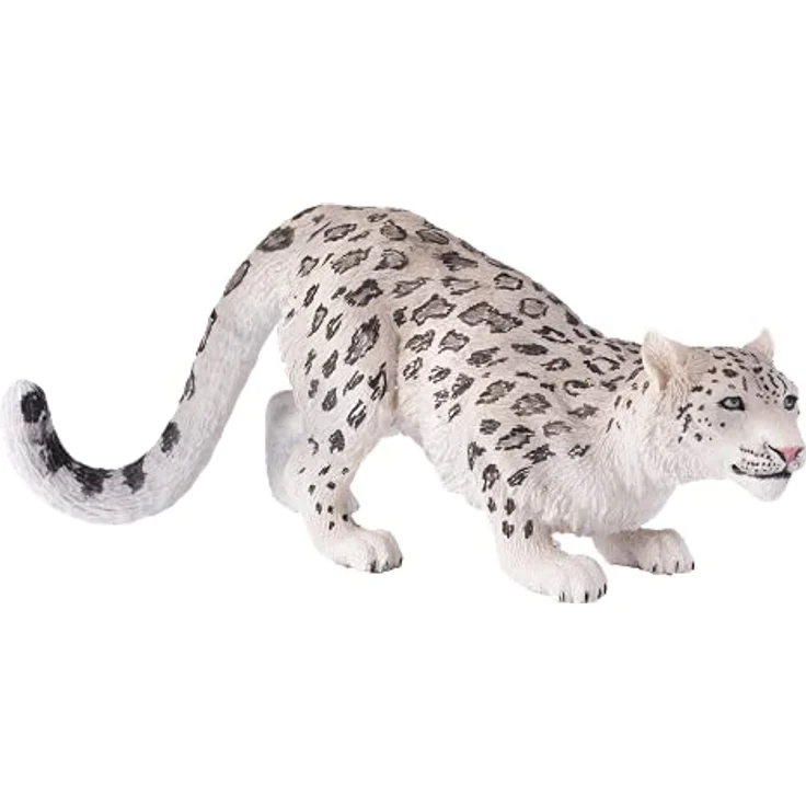 Mojo Wildlife Schneeleopard – 387243, Sammelfigur mit lebensechten Details, 15.2 x 4.3 x 5.7 cm – Bild 2