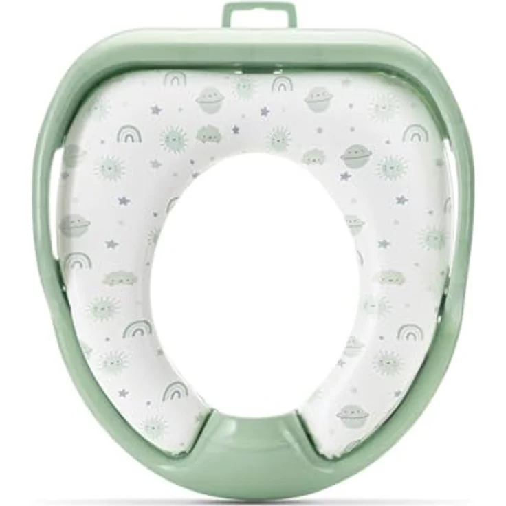 Lorelli Baby-Toilettensitz weich mit Handgriffen, 6 cm gepolstert, Spritzschutz, für Kinder ab 18 Monaten, max. 25 kg – Bild 3