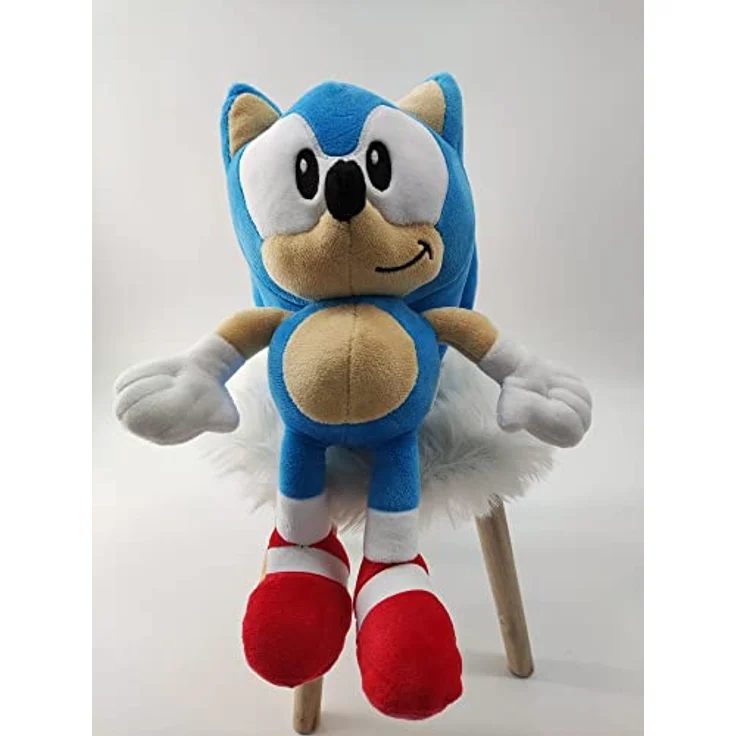 Soma Sonic The Hedgehog Plüschtier 30 cm, blau, hochwertig verarbeitet, 100% recyceltes Material, für Kinder ab 1 Jahren – Bild 3