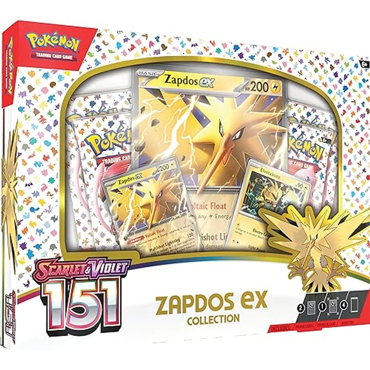 Pokémon TCG: Scarlet & Violet—151 Zapdos ex - EN – Bild 1
