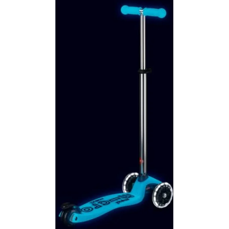Micro Mobility Systems D GmbH micro Kinderroller | Scooter | maxi micro deluxe glow LED | crystal blue – Bild 5