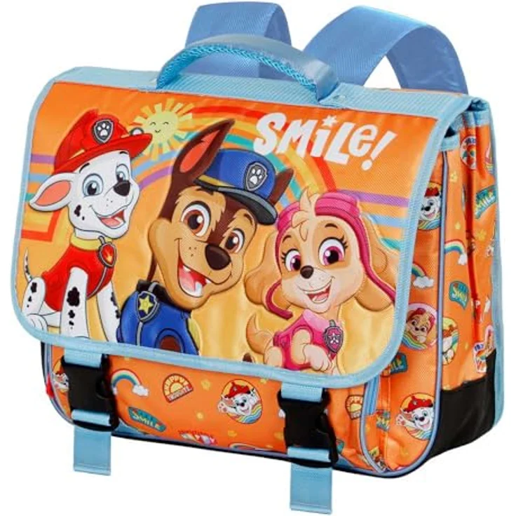 Karactermania Vorschulranzen Paw Patrol, kleiner Rucksack mit Reflektoren, 30 x 38 x 12 cm, Schnallenverschluss, organisiertes Hauptfach – Bild 1