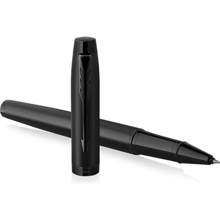 Parker Rollerball IM, Schreibstift mit Edelstahlfeder, schwarz matt – Bild 1