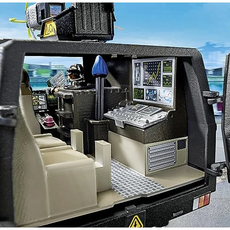 Playmobil® Konstruktions-Spielset SWAT-Geländefahrzeug (71144), City Action, (73 St), Made in Europe, mit Licht und Sound – Bild 6