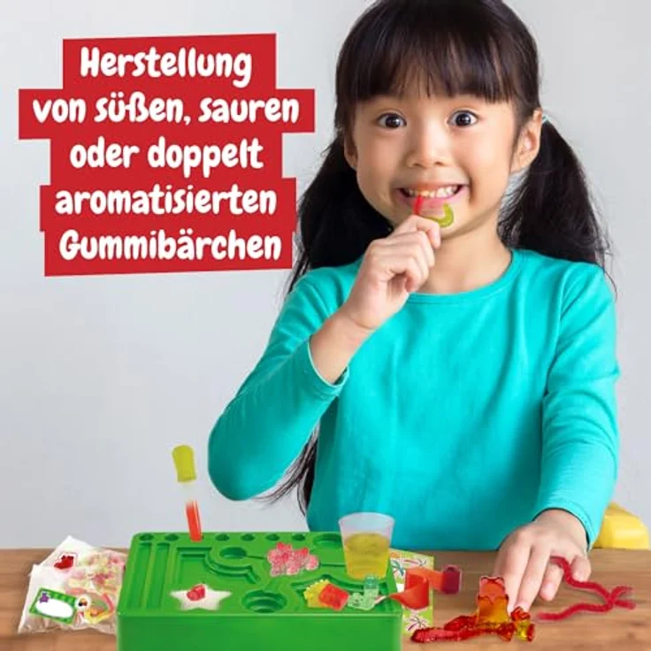 Science4you Gummibärchen-Labor, Experimentierset zur Herstellung von Gummibärchen in 19 Formen für Kinder ab 7 Jahren – Bild 4
