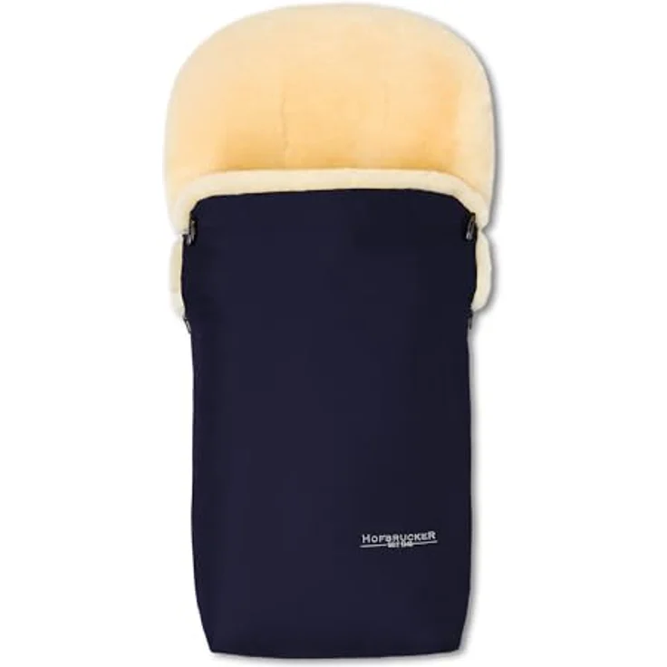 Hofbrucker - Lambskin footmuff for stroller Putzi navy blue – Bild 2