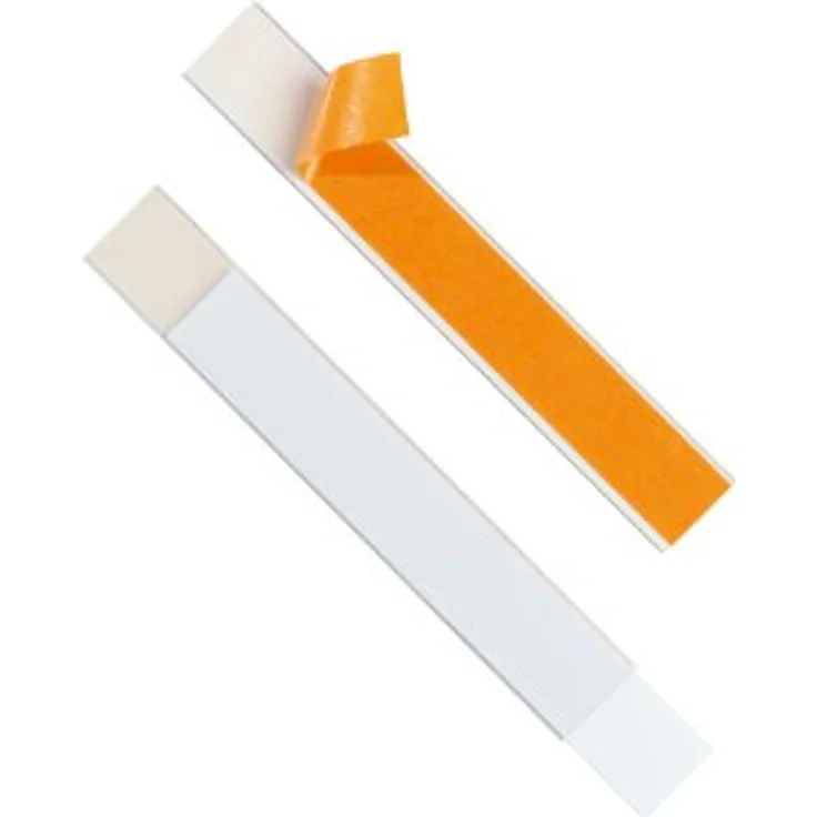 Durable Beschriftungsfenster Labelfix, selbstklebend, für Etiketten 200 x 30 mm, transparent, Packung à 5 Stück, 803019