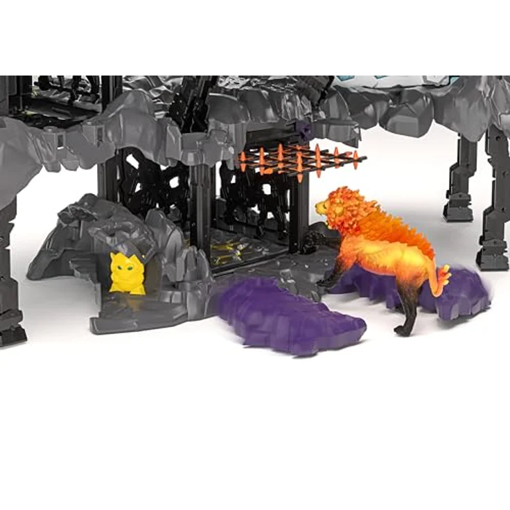 Schleich MasterCave Smashrador, Eldrador Creature mit 18 Action-Funktionen, 5 wechselnden LED-Farben und verschiedenen Schussmechanismen – Bild 8