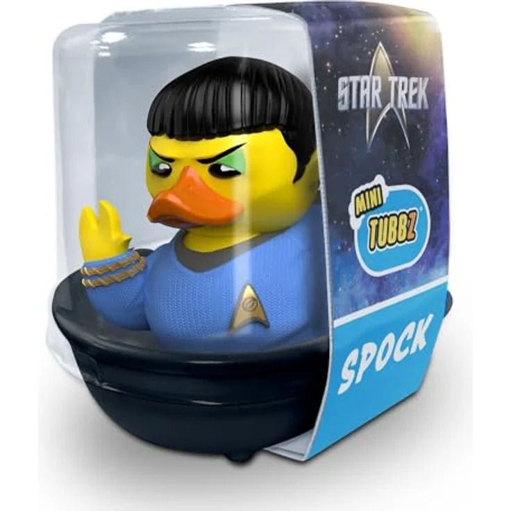 TUBBZ Kleine Spock Sammelbare Vinyl-Gummientenfigur, 5 cm groß, Offizielles Star Trek Merchandise – Bild 3
