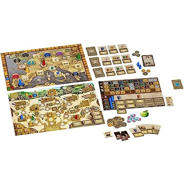 Cranio Creations Newton Neuauflage CC289, strategisches Tischspiel mit Erweiterung "Great Discoveries", mehrsprachig, Rot – Bild 3
