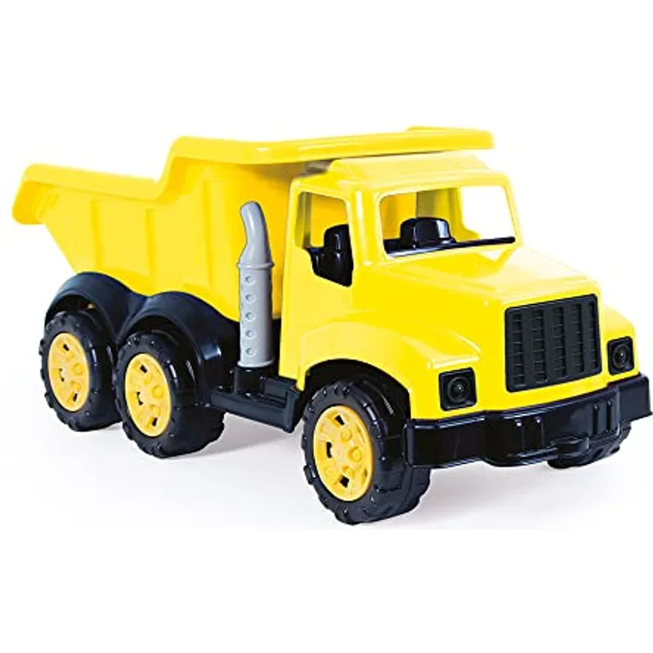 Dolu Gelb Spielzeug LKW Kippwagen 7112, leicht und langlebig, geeignet für Kinder ab 36 Monaten, Maße 35x83x31 cm