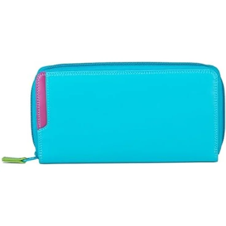 Mywalit Kinderportemonnaie, Geldbörse mit RFID Schutz aus 100% Leder, 20 cm, blau – Bild 2