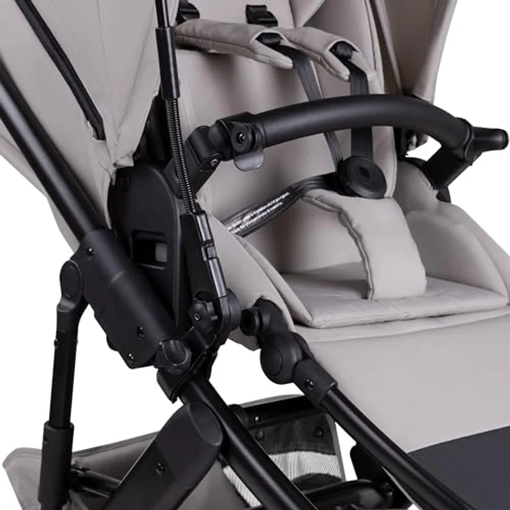 ABC Design Sonnenschirm Sunny für Kinderwagen & Buggy - Pure - Coal, UPF 50+ Schutz, flexibles 360°-Knickgelenk, wasserabweisend – Bild 4