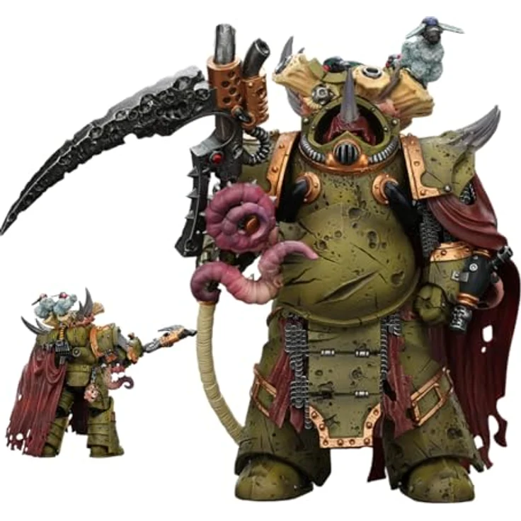 Joy Toy Warhammer 40k Actionfigur 1/18 Death Guard Deathshroud Terminator 2, 14 cm mit Manreaper und Plaguespurter Gauntlet – Bild 7