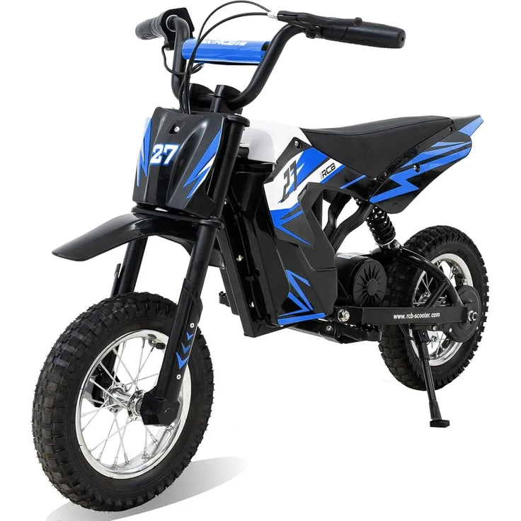 RCB 12 Zoll Elektro Motorrad, leistungsstarkes Elektromotorrad für Kinder, max. 25 km/h, Reichweite 15 km, Moto Crossbike für 3- bis 12-Jährige