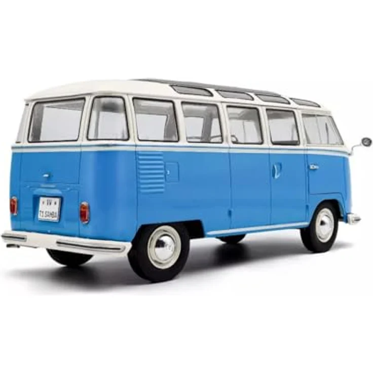 Solido 1:18 VW T1 21 Windows, Die-Cast Modellfahrzeug in blau/weiß, ideal als Geschenk – Bild 4