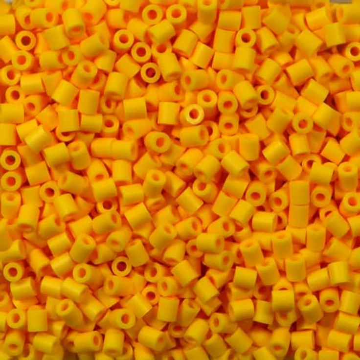 Hama Bügelperlen Beutel mit 1000 Bio Midi-Bügelperlen gelb, Bastelarbeiten für Kinder ab 5 Jahren – Bild 3