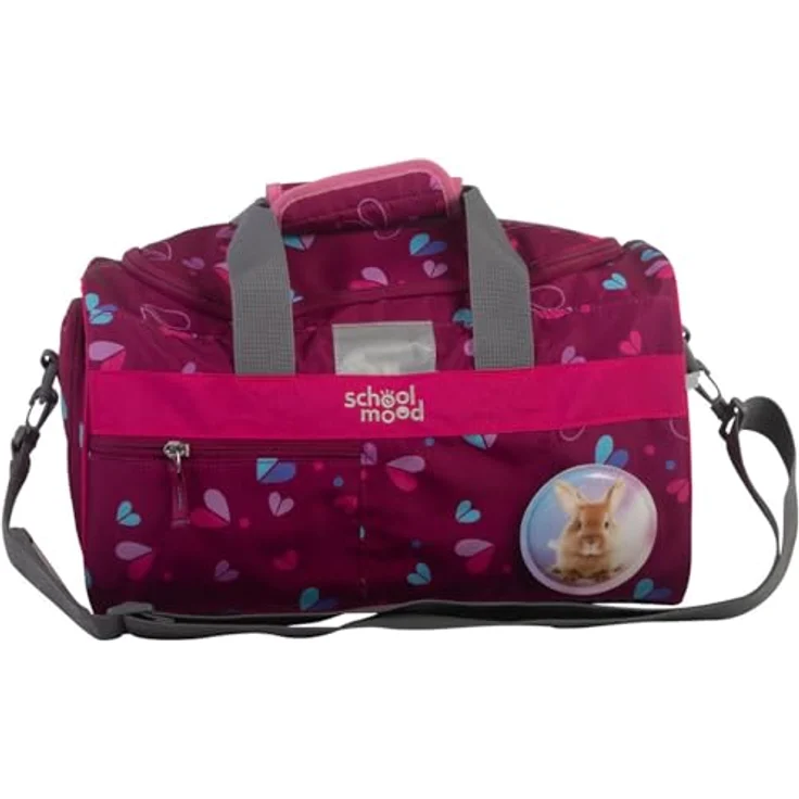 School-Mood Sporttasche 39 cm, pink, 100% Polyester, kompakt und vielseitig für Kinder – Bild 1