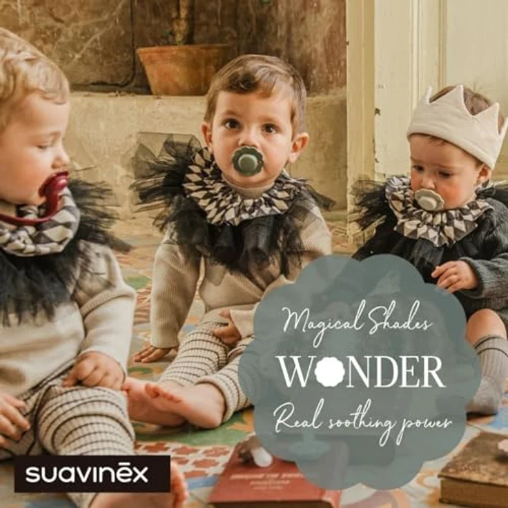 Suavinex Wonder Reversible Schnuller, Silikon, Pale Mauve, 0-6 Monate – Bild 2