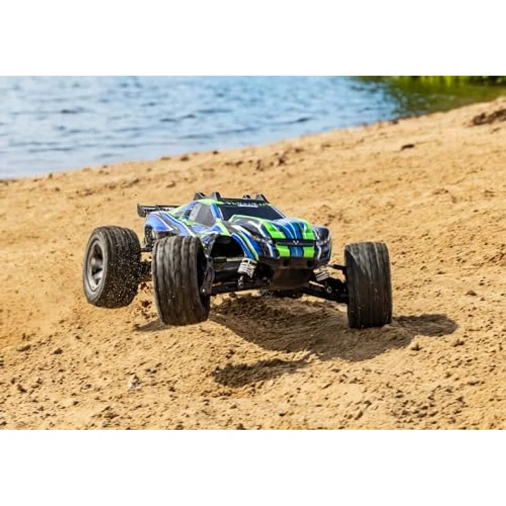 Traxxas Rustler 4X4 VXL Brushless, ferngesteuertes Auto mit Extreme Heavy Duty Upgrade Kit – Bild 5