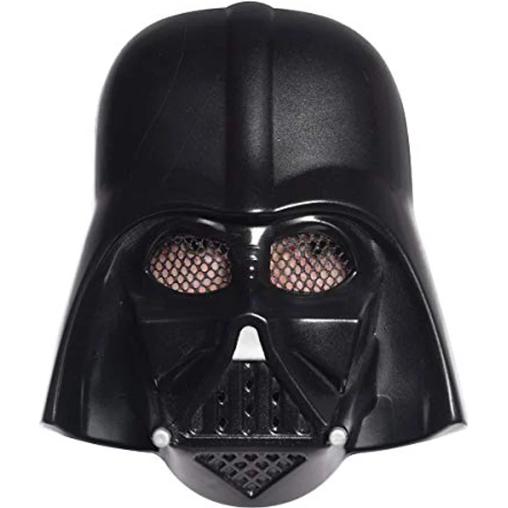 "Rubie´s Darth Vader Halbmaske, Schwarze Kunststoffmaske mit elastischem Band" – Bild 2