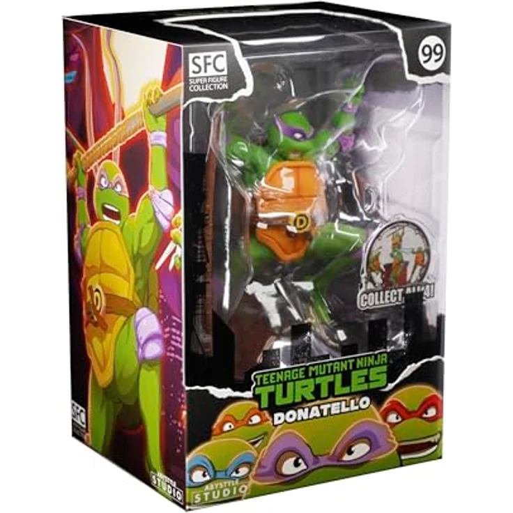 ABYstyle Studio Teenage Mutant Ninja Turtles Donatello 22,9 cm hohe SFC-Sammelfigur aus PVC, Cartoon-Figur, Heimdekoration, Geschenk – Bild 4