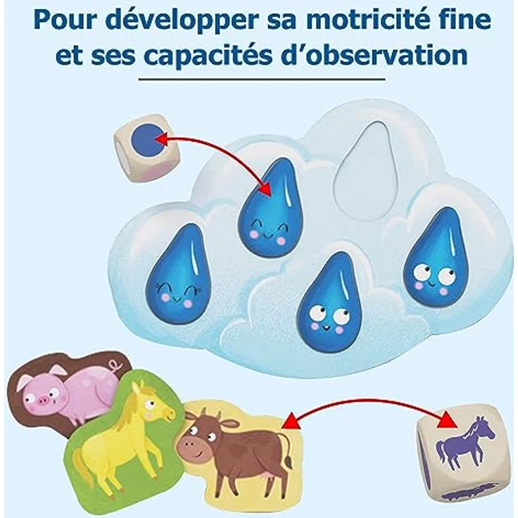 Ravensburger Lernspiel À l'abri les Zanimos, Tischspiel zur Sprachförderung in französischer Sprache, für 1-4 Spieler*innen ab 2 Jahren – Bild 2