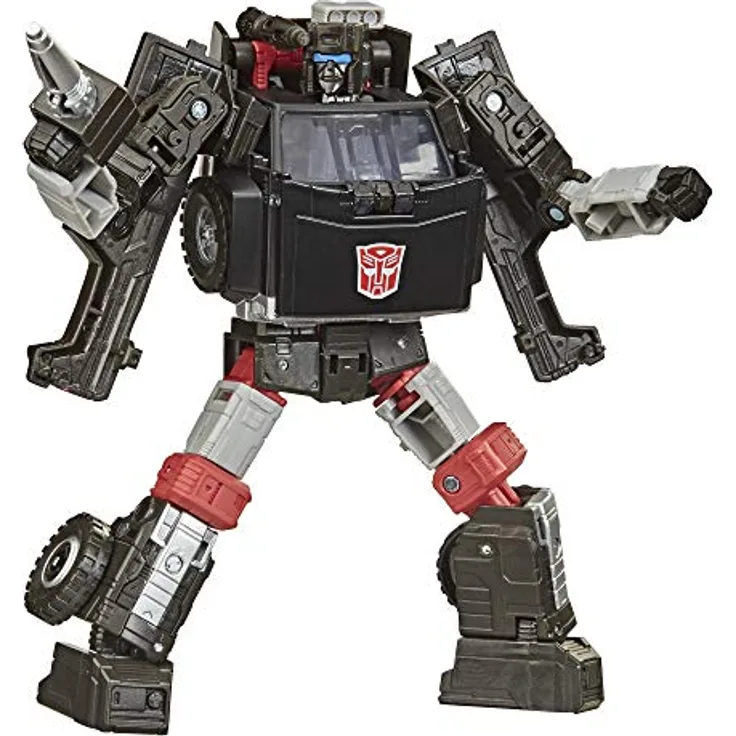 Transformers Generations War for Cybertron: Earthrise Deluxe WFC-E34 Trailbreaker, 14 cm, G1 Campingtruck-Modus, inkl. Blaster-Accessoire