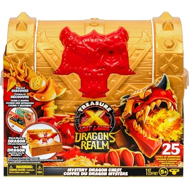 Moose Toys Dragons Realm Treasure Chest, kreatives Spielset mit mehrfarbigem Design für Kinder ab 4 Jahren, robust und langlebig – Bild 2