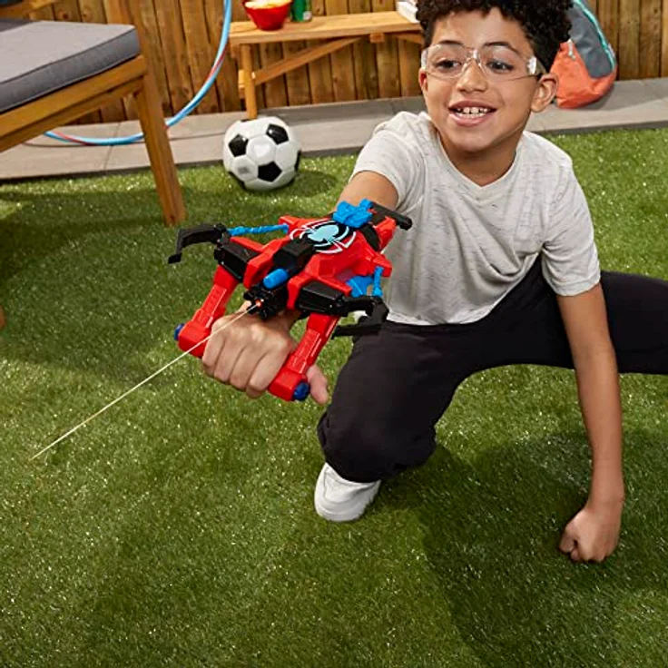 Marvel Spider-Man Dart & Splash Blaster, Superhelden-Spielzeug ab 5 Jahren, Nerf Spider-Man Blaster, spritzt Wasser – Bild 4