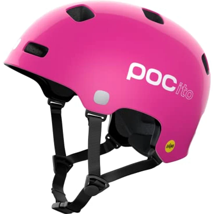POC POCito Crane MIPS Kids Helm - Fluorescent Pink 55 - 58 cm – Bild 2