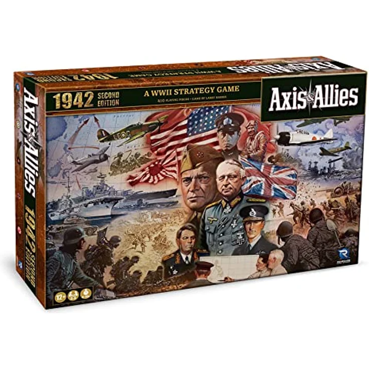 Avalon Hill Axis & Allies: 1942 Second Edition, Brettspiel für 2–5 Spieler zur strategischen Kriegsführung im 2. Weltkrieg, englische Version – Bild 2