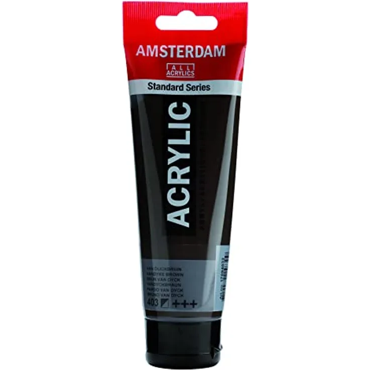 Amsterdam Acrylfarbe Standard Serie, VanDyke Brown, 120 ml Tube