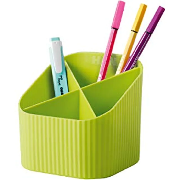 HAN Schreibtischköcher Re-X-LOOP – say yes to 100% recycled, modernes, junges Design für alle Schreibtischutensilien, lemon, 17238-950