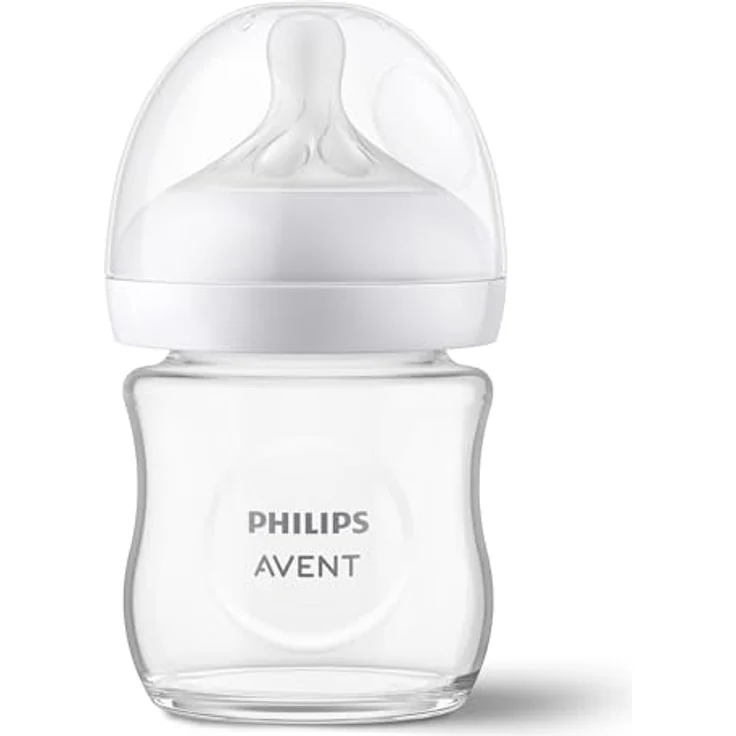 Philips Avent Babyflasche Natural Response aus Glas - 120 ml Babyflasche, BPA-frei für neugeborene Babys ab 0 Monaten (Modell SCY930/01) – Bild 3