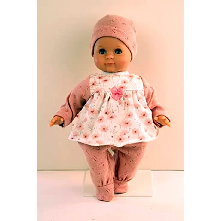 Schildkröt Puppe Schlummerle (32 Zentimeter, mit Malhaar und braunen Schlafaugen, Kleidung rose/weiß, ab 36 Monaten, Spielzeugpuppe) 2432138 – Bild 3